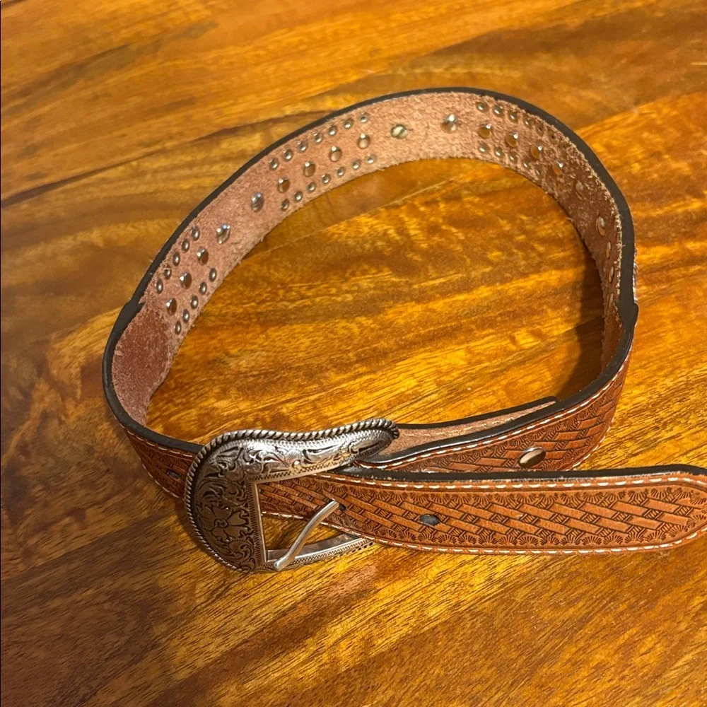 Kids Nocona Hair-On Rhinestone Belt SZ 20